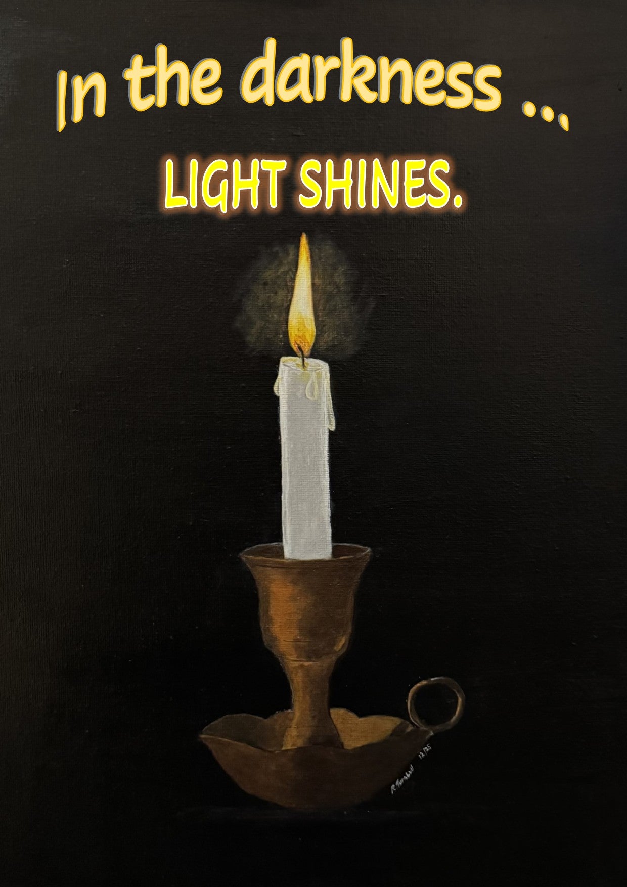 Light Shines - Greeting card