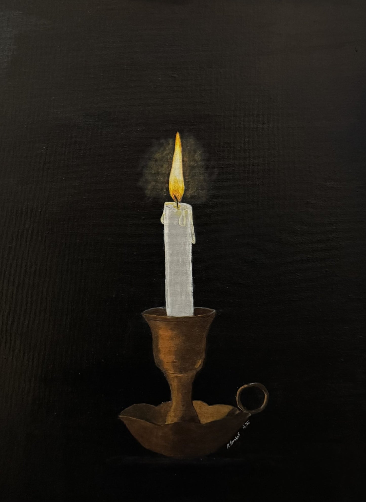 Candle - greeting card