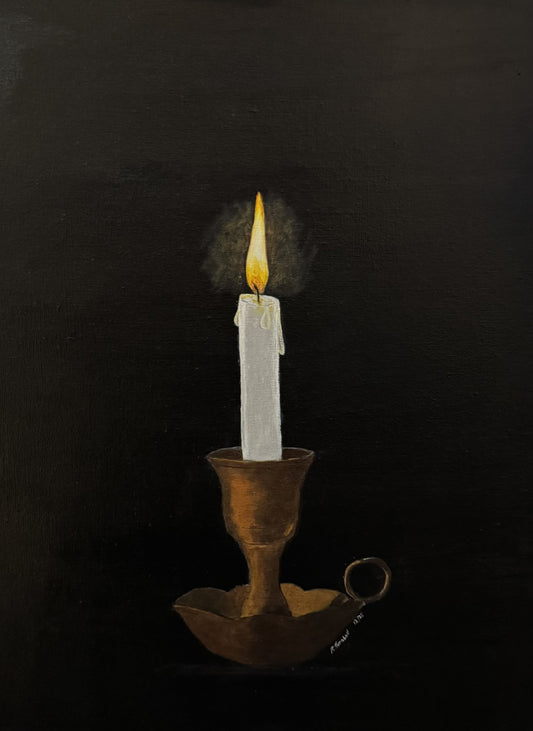 Candle - greeting card