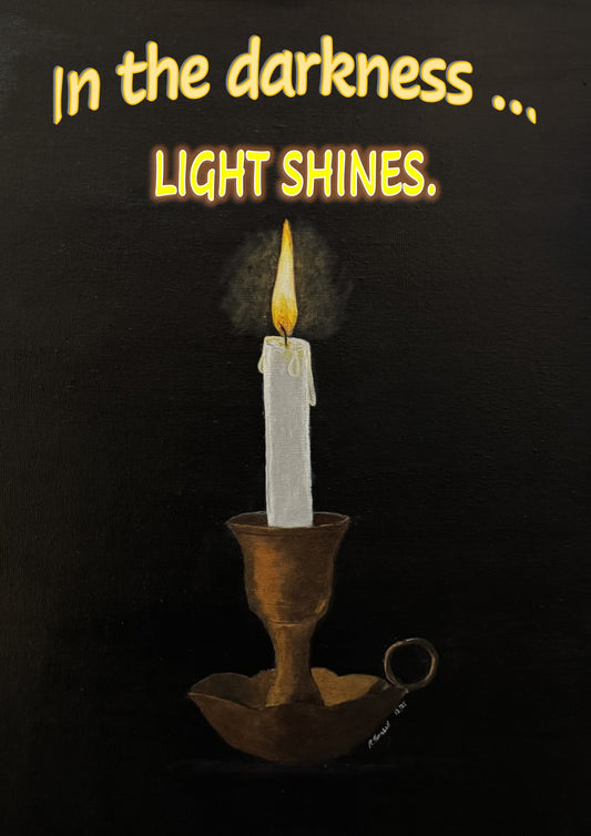 Light Shines - Greeting card