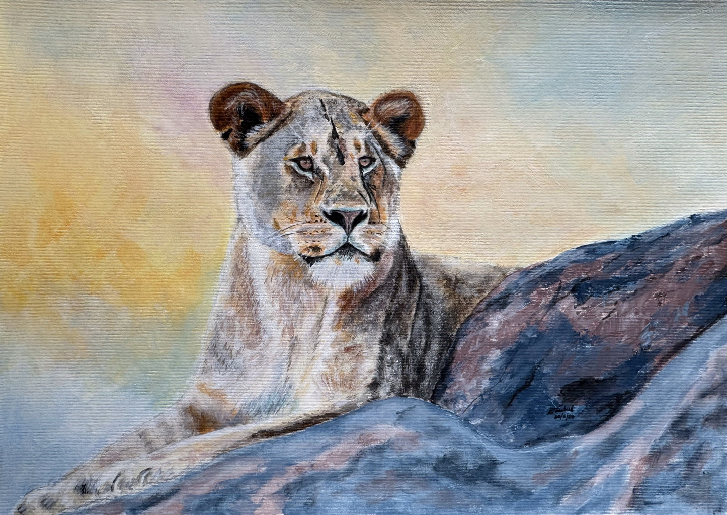 Lioness Greeting Card